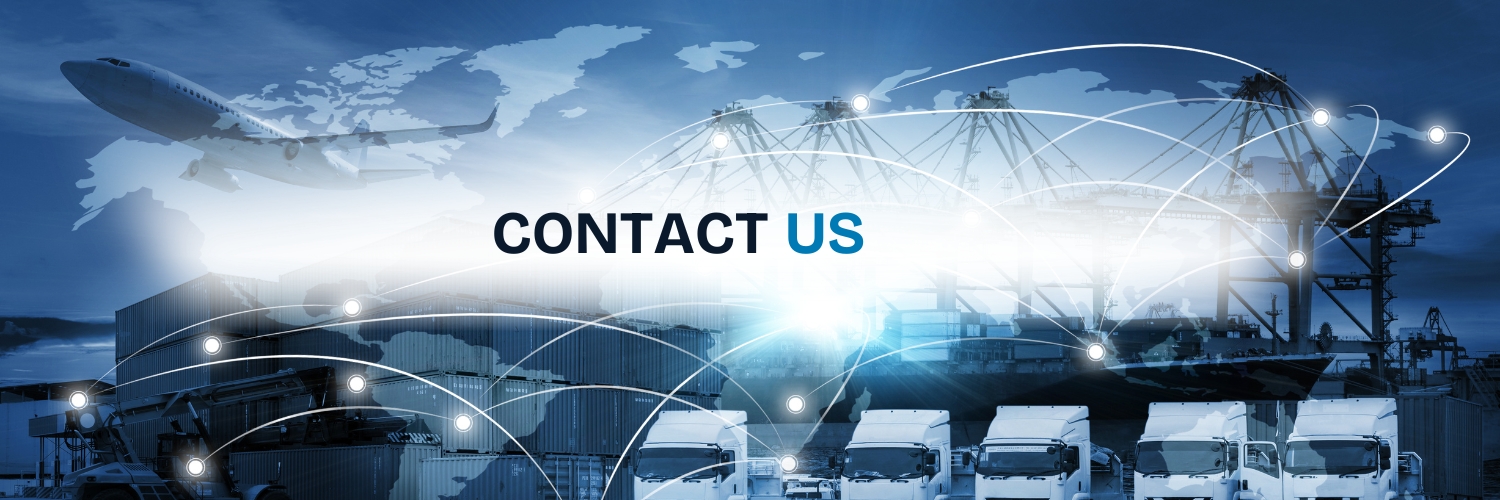 Blue and White Modern Logistics Services Email Header (1)